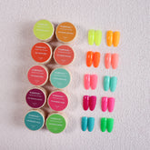 Solid Gel Polish 10 Colors Set - Neon